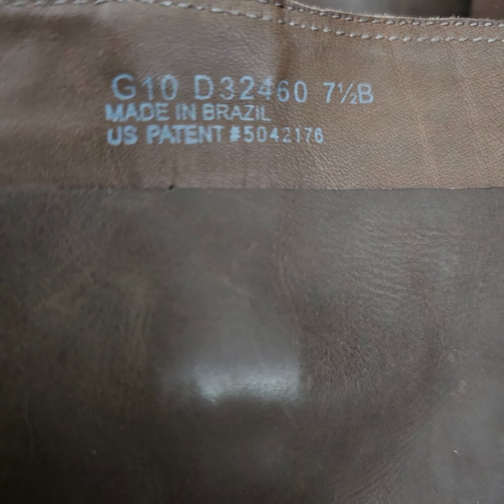 Cole Haan Courtney Air Tall Platform Leather Heel Riding Brown Knee Boot - Picture 10 of 15